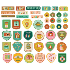 Trail Mix Patches Bits - Simple Stories