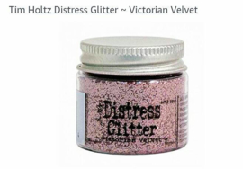 Distress Glitter Victorian Rose