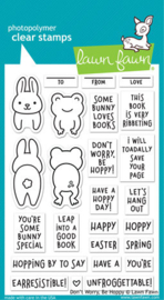 Don't Worry, be Hoppy Clear Stamps - Lawn Fawn