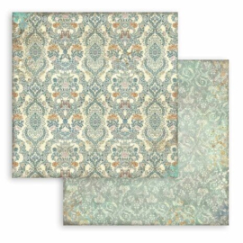 Christmas Greetings Backgrounds 12x12 Paper Pad - Stamperia