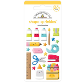 Shape Sprinkles School Supplies - Doodlebug