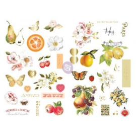 Fruit Paradise Chipboard Stickers - Prima Marketing