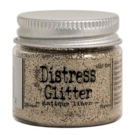 Distress Glitter Antique Linen