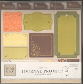 Day Dream believer Printed Journal Prompts Punchboard Heidi Grace