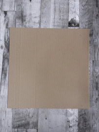 Mini Stripe Brown - The Paper Loft