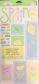 Cardstock Stickers Must Be Spring - Doodlebug