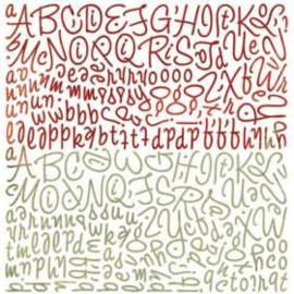 Maude Alphabet Stickers - Wassail Collection