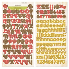 Alpha Twist Stickers Lillian Collection - Crate Paper