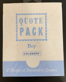 Boy Quotes - Colorbok