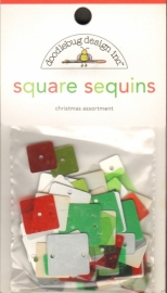 Square Sequins Christmas Assortment - Doodlebug