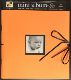 Mini Album Orange 1 8x8 - DCWV