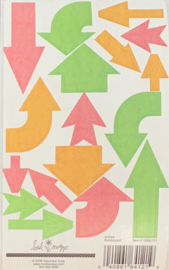 Arrows Flamboyant Stickers - Heidi Swapp