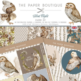 Silent Flight 8x8 Paper Kit - The Paper Boutique