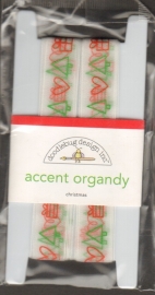 Accent Organdy Christmas Doodlebug Design
