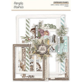 Winter Woods Chipboard Frames - Simple Stories