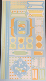 Cardstock Stickers Baby Boy - Paper Salon