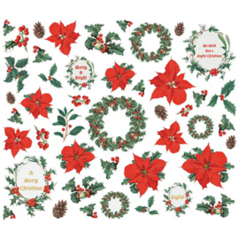 Country Christmas Floral Bits & Pieces - Simple Stories