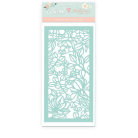 Celebration Flower and Leaves Stencil - Stamperia