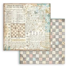 Alice Background Selection 8x8 Paper Pack - Stamperia
