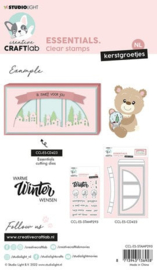 Clear Stamps Kerst groetjes - Creative Craftlab
