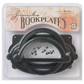 Book Plates Black Basic Grey