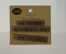 Father Stencil Phrases - AMM