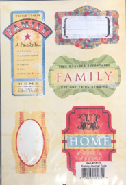 Family Journal Tags Die-cuts