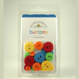 Buttons Primary assortment - Doodlebug