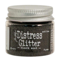 Distress Glitter Black Soot