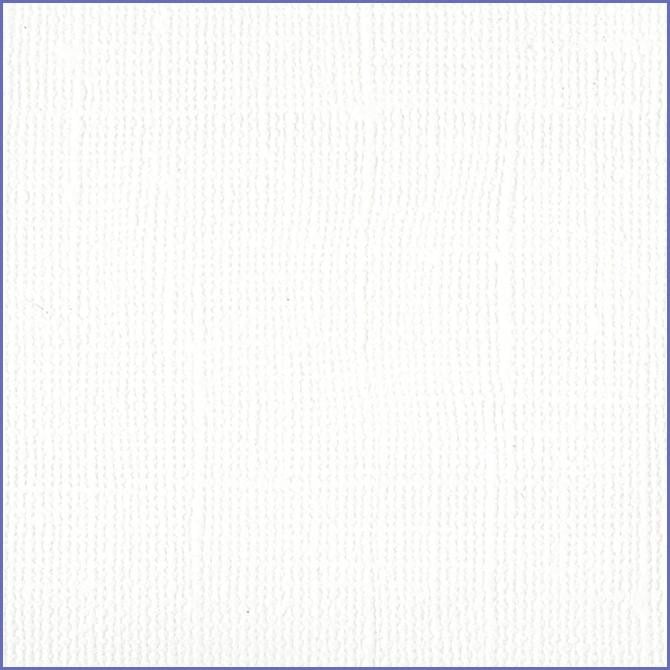 White 12x12 - Bazzill