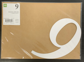 9 Chipboard Numbers 8" - Making Memories