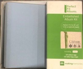 6" x 6" Perfect Fit Mini Album Rain - Making memories