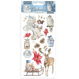 Winter Tales Chipboard Stickers - Stamperia