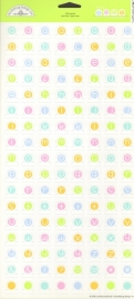 Pastel Tiny Tabs Cardstock Stickers - Doodlebug