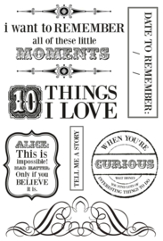 The Looking Glass Clear Stamps - KaiserCraft