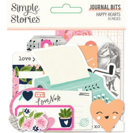 Happy Hearts Journal Bits - Simple Stories