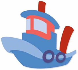 Sizzlits Baby Toy, Tug Boat - Sizzix