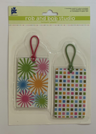 Plastic Tags Color Bursts - Provo Craft