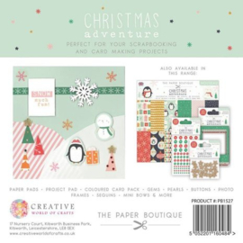 Christmas Adventure 8x8 Coloured Card - The Paper Boutique