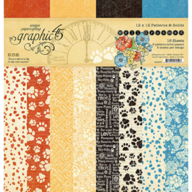 Well Groomed Patterns & Solids Paper Pad - Graphic 45