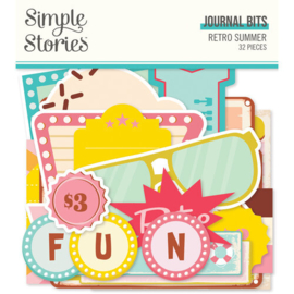 Retro Summer Journal Bits - Simple Stories