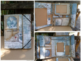Blues 12x12 10 double sided sheets Stamperia