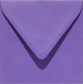 6x envelope Original 140x140mm dark purple - Papicolor