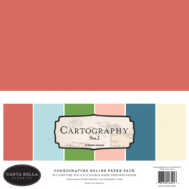 Cartography No. 2 Solids Paper Pack - Carta Bella