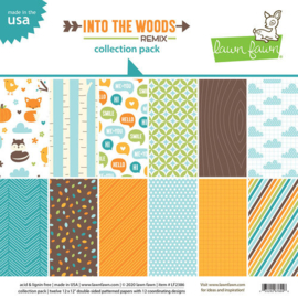 Into the Woods Remix Collection Pack 12x12 - Lawn Fawn