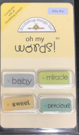 Oh My Words Baby Boy - Doodlebug 