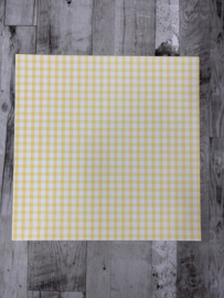 Gingham Butter Yellow - The Paper Loft