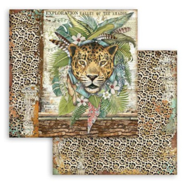 Amazonia Jaguar 12x12 Paper - Stamperia