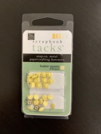 Scrapbook Tacks Square Butter - Chatterbox