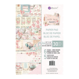 With Love Paper Pad A4 - Prima Marketing